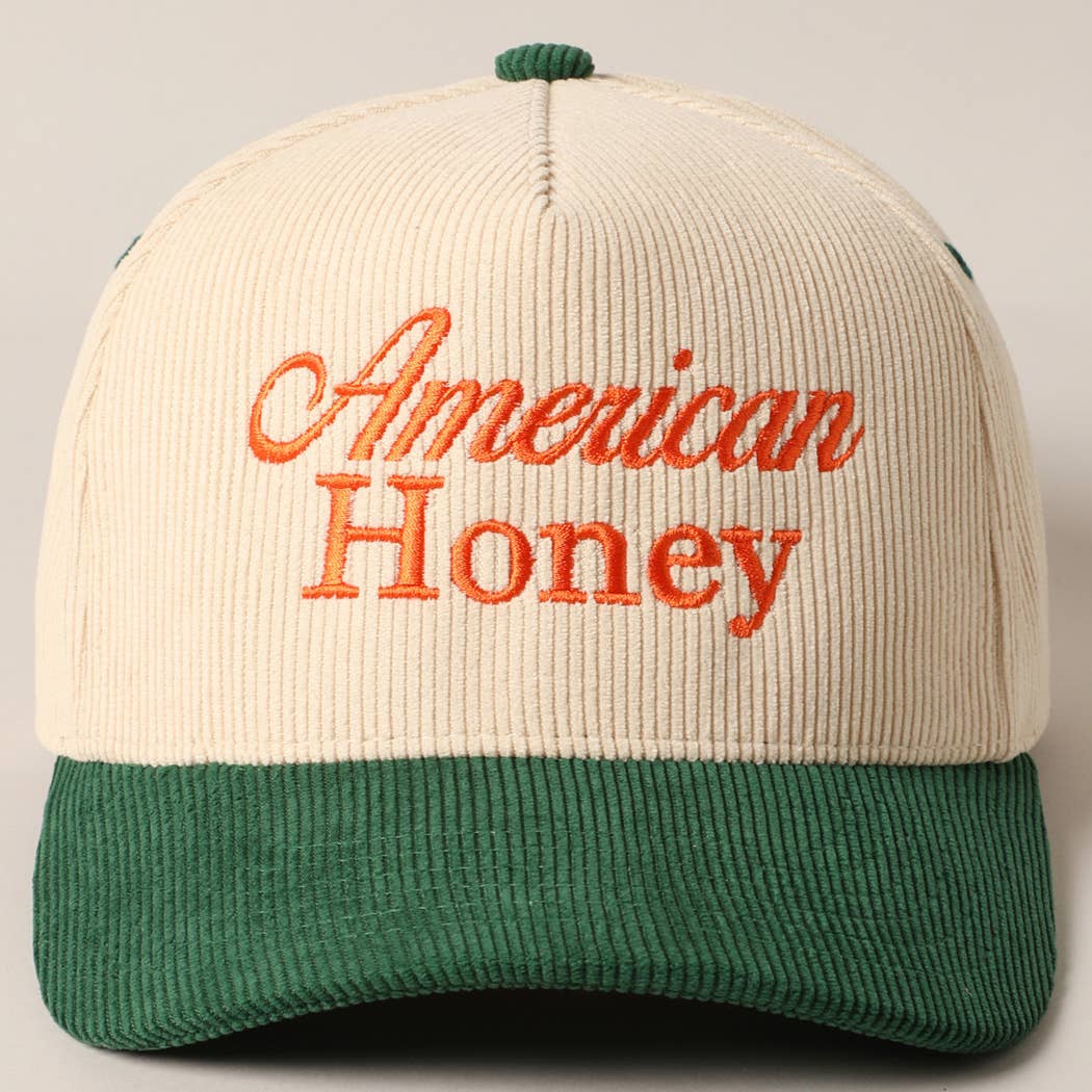 Fashion City - Wholesale Trucker Hat - Unisex - American Honey Corduroy Trucker Baseball Cap11
