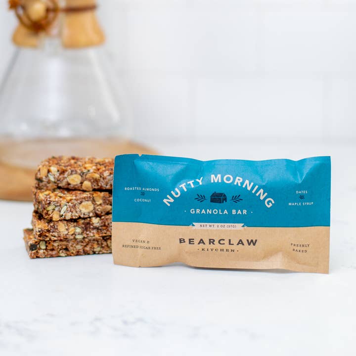 Bearclaw Kitchen - Vente Barres de céréales - Barre granola du matin à la noisette