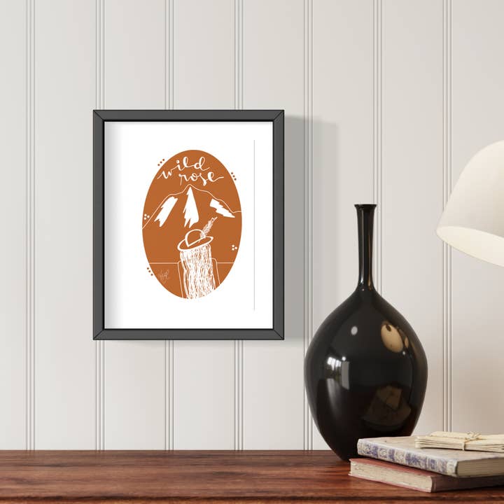 In Anya’s Studio - Wholesale Art Print - Print | Wild Rose | Cowgirl