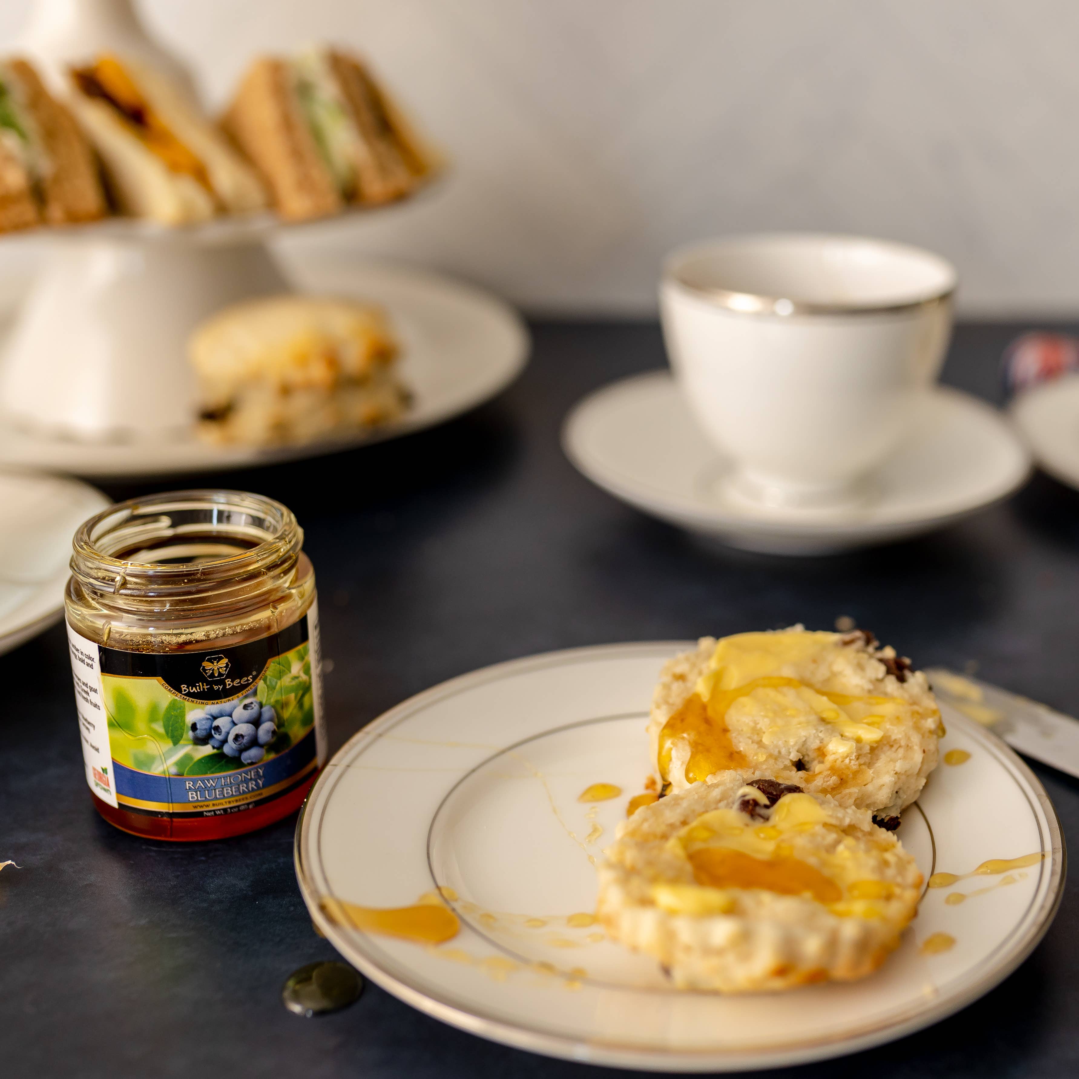 Built by Bees - Wholesale Honey - Raw Blueberry Honey 8 oz1