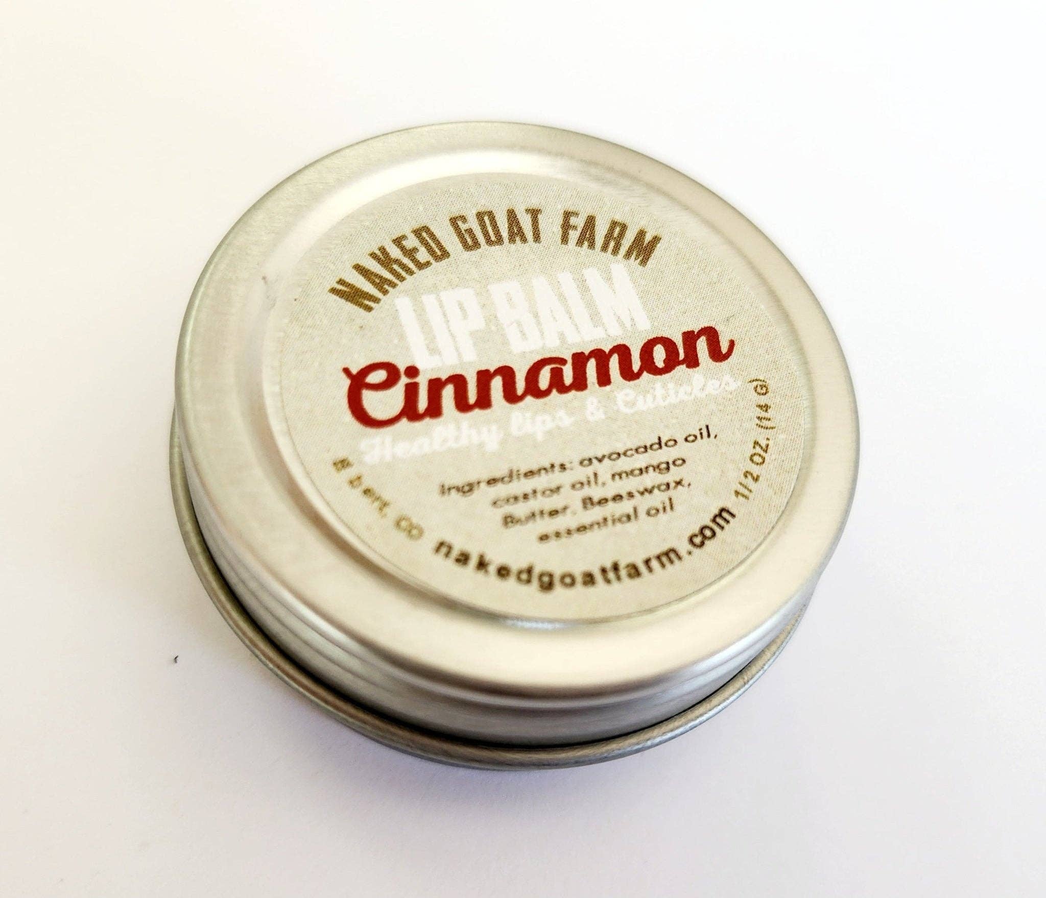 Naked Goat Farm Ltd. - Wholesale Lip Balm - Lip Balm 1/2 oz Screw Top Metal Tin1