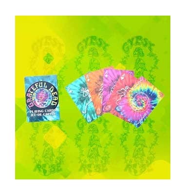 Gypsy Rose - Venta al por mayor Baraja de cartas - Baraja de cartas Grateful Dead con diseño tie dye1