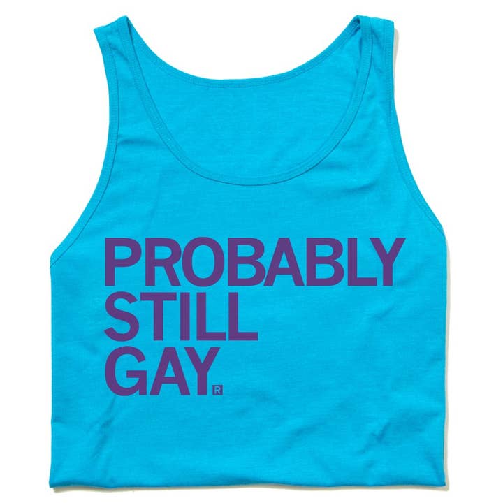 Probably Still Gay Tank Top for wholesale by RAYGUN