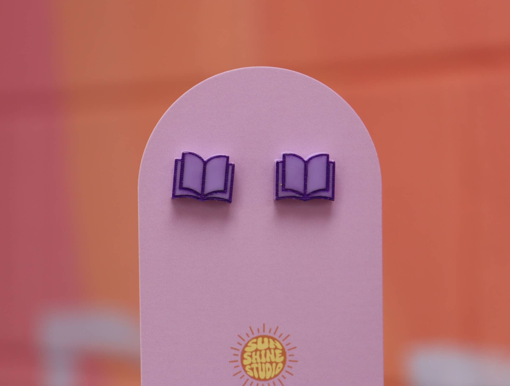 Sunshine Studio - Wholesale Stud/Post Earrings - Open Book Tiny Stud Earrings33