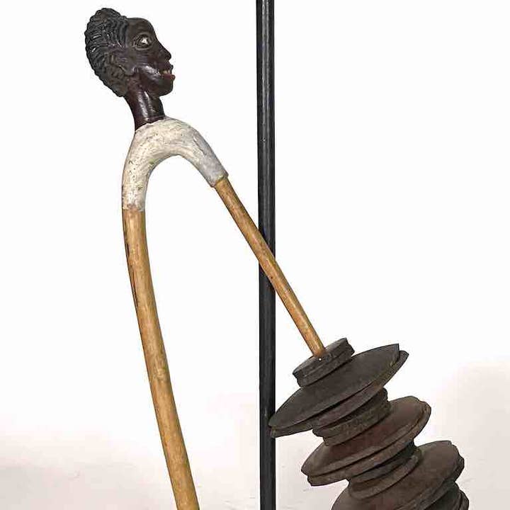 The Niger Bend - Wholesale Musical Instrument - Vintage Traditional Wasamba Gourd Disk Rattle Musical Instrument0
