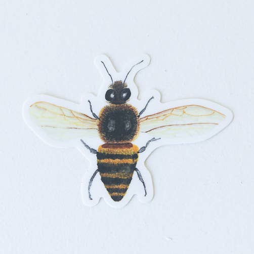 Bee sticker voor wholesale door Finding Silver Pennies