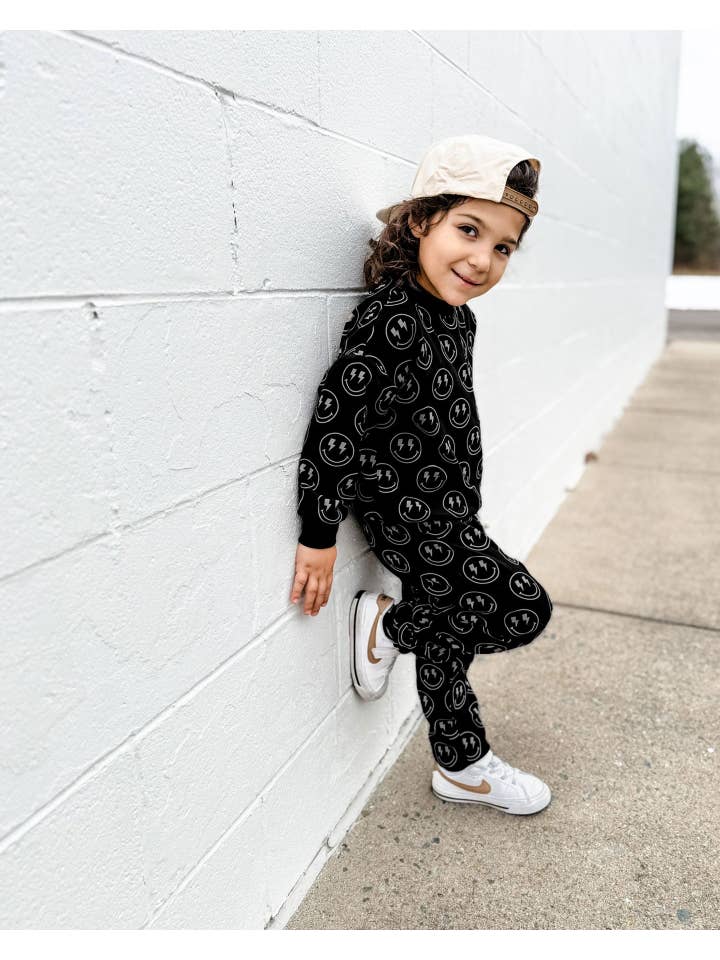 Lucky Panda Kids - Wholesale Lounge Set - Kids - Jogger Set | Electric Smiley6