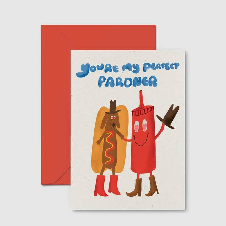 Carte de vœux You're My Perfect Partner pour la vente par Culture Flock