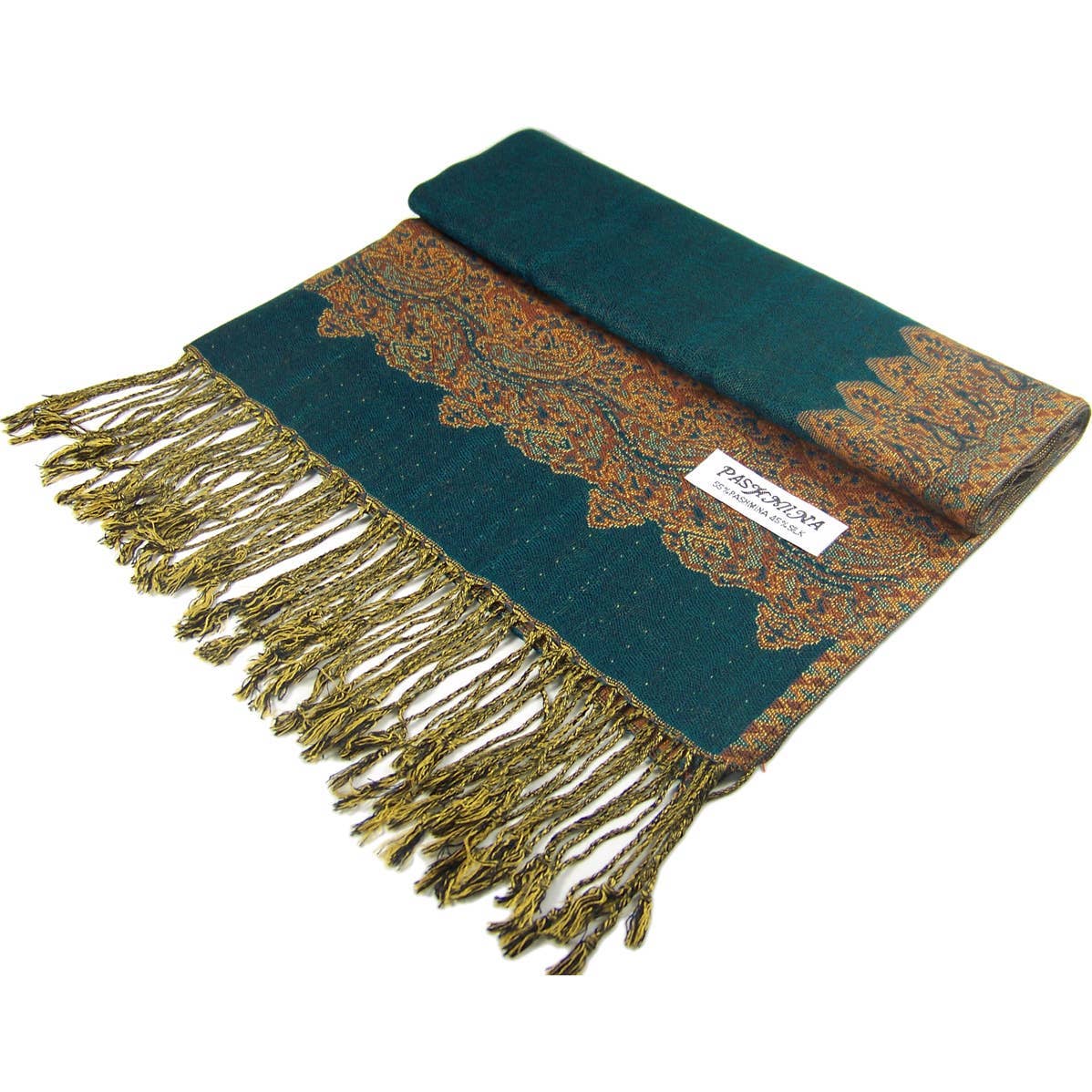 Cap Zone - Wholesale Scarf - Women's - Luxury Delicate Paisley Versatile Wrap Faux Pashmina4