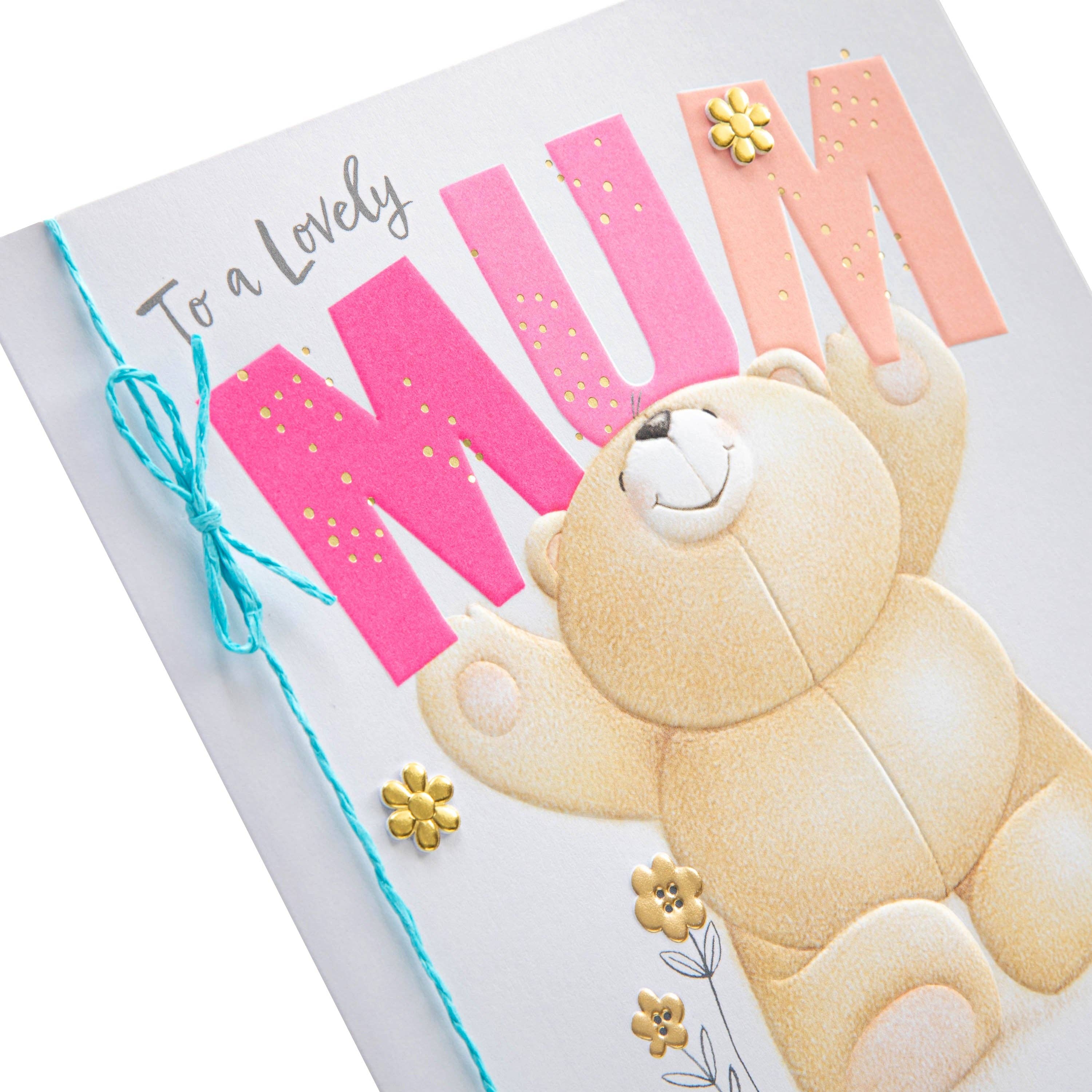 Hallmark - Wholesale Birthday Card - Birthday Card for Mum - Forever Friends Bear Design5