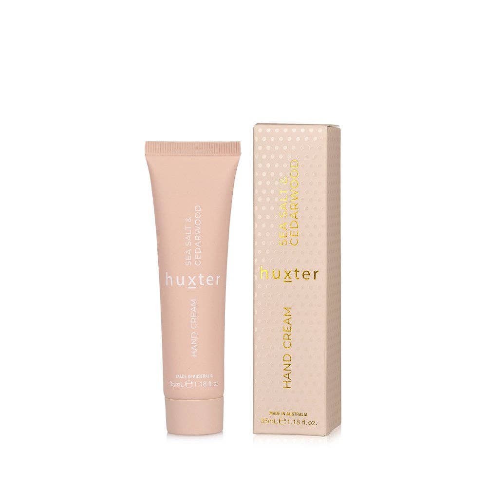 Huxter - Wholesale Hand cream/lotion - 35ml Hand Cream - Sea Salt & Cedarwood (Neutral)