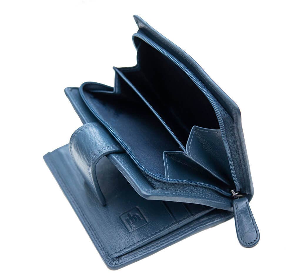 PRIMEHIDE - Vente Portefeuille – femme - Petit sac à main en cuir à trois volets Verona - 231135