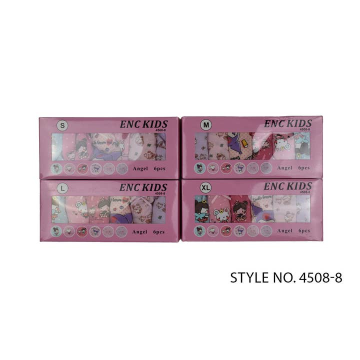LunaBerries - Wholesale Underwear - Kids - LunaBerries Angel 6 Pack Underwear1