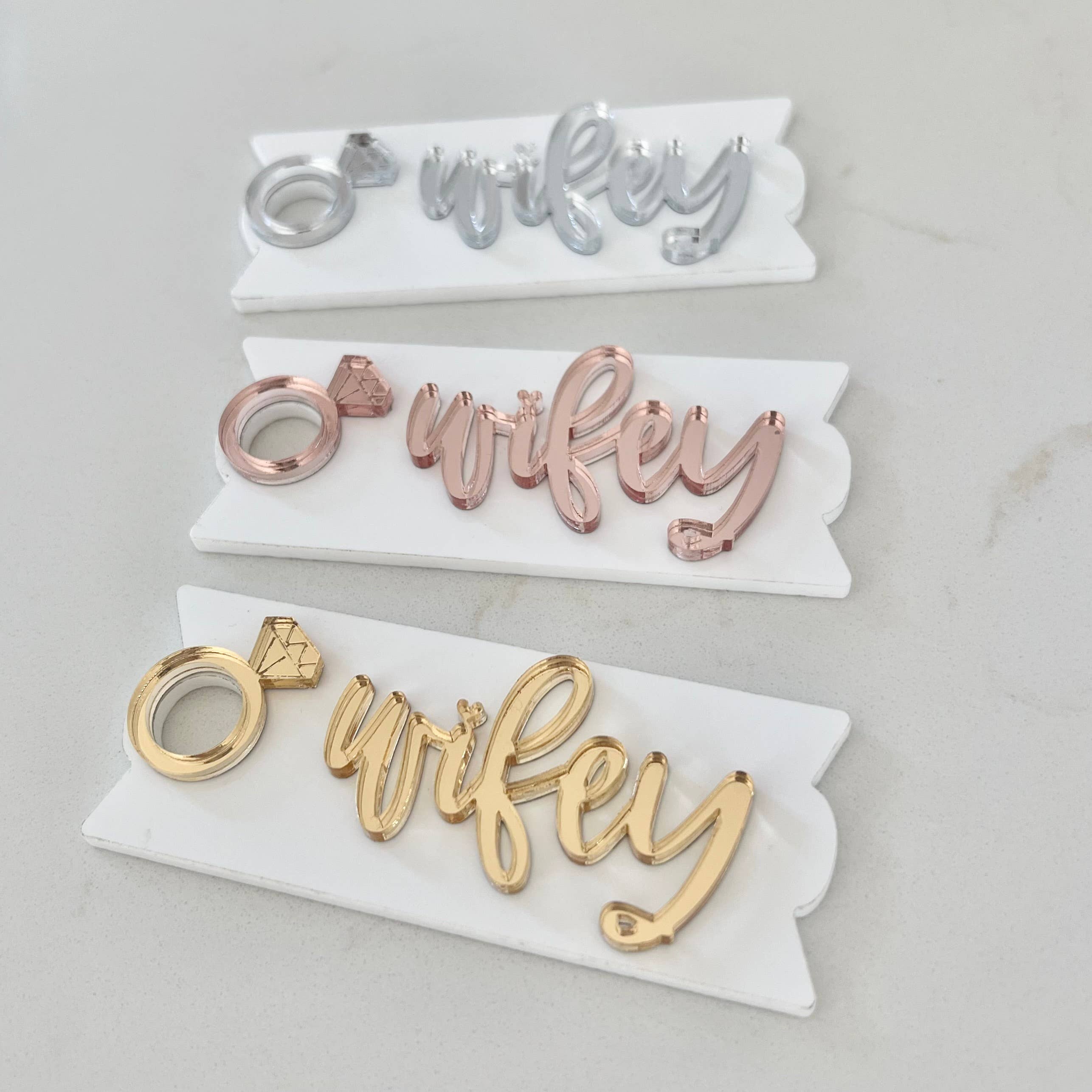 Palmy Pineapple - Wholesale Drink Topper - Stanley Cup Wifey Topper for Brides and Engaged Quencher 2.04