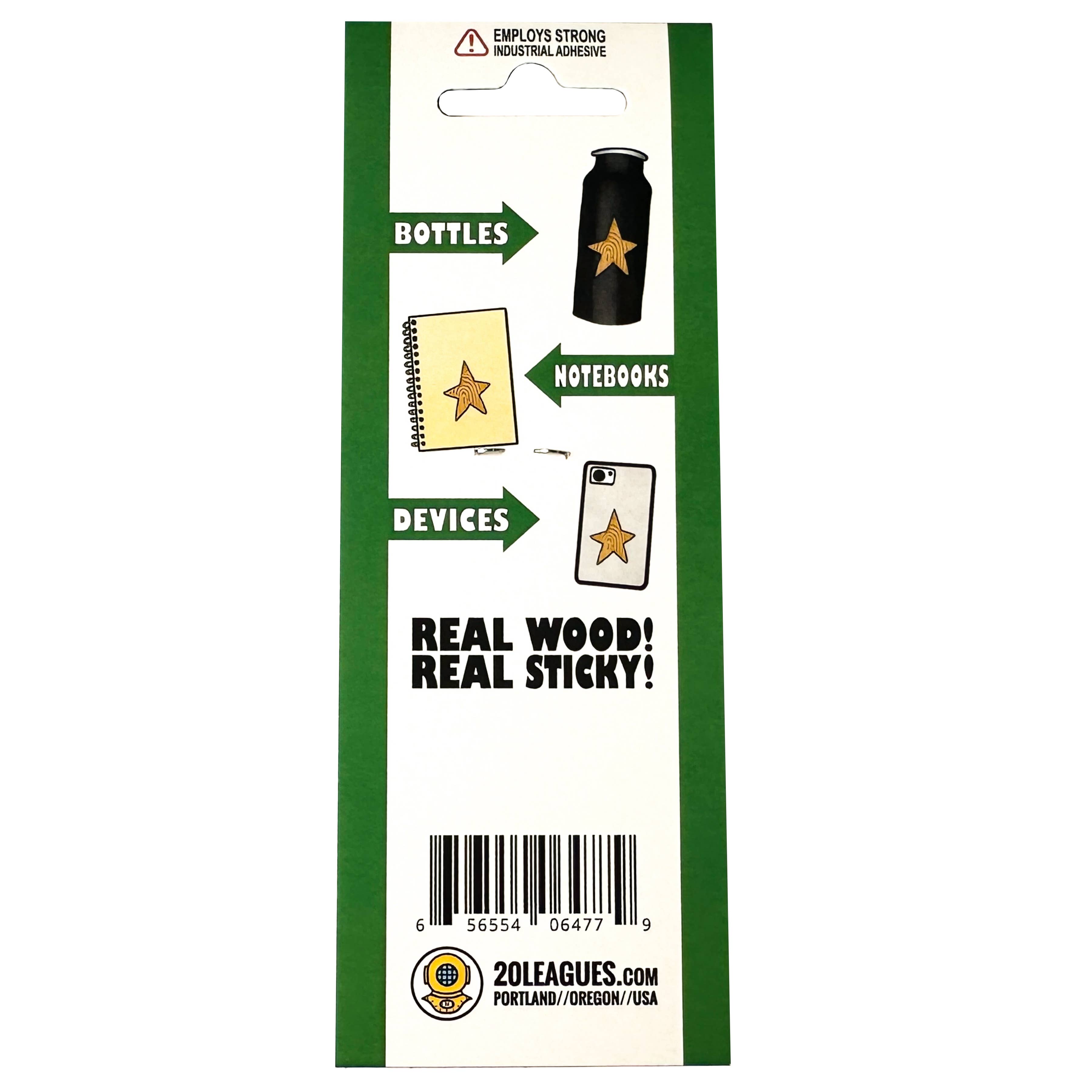 20 Leagues - Wholesale Sticker - Bunny Wood Sticker1