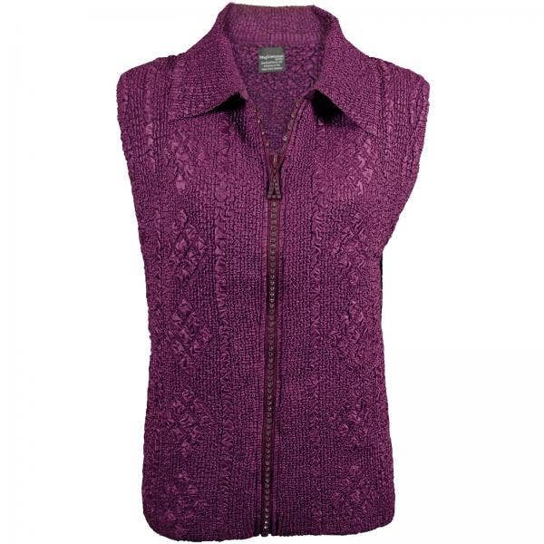The Magic Scarf Company - Wholesale Outerwear Vest - Women's - 1367 - Diamond Zipper Vests5