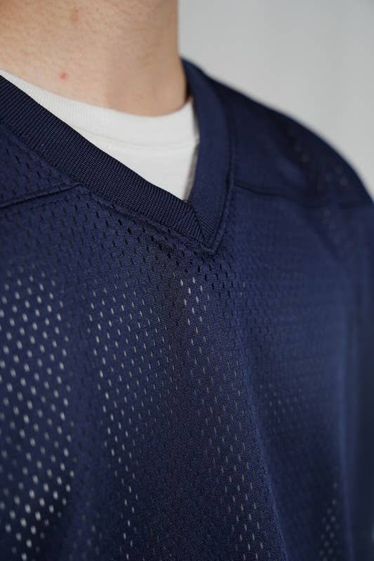 Lime Tree Clothing Inc. - Wholesale T-shirt – men's - Men’s Heavyweight Mesh Football Jersey w/ Stripe XS-2XL39