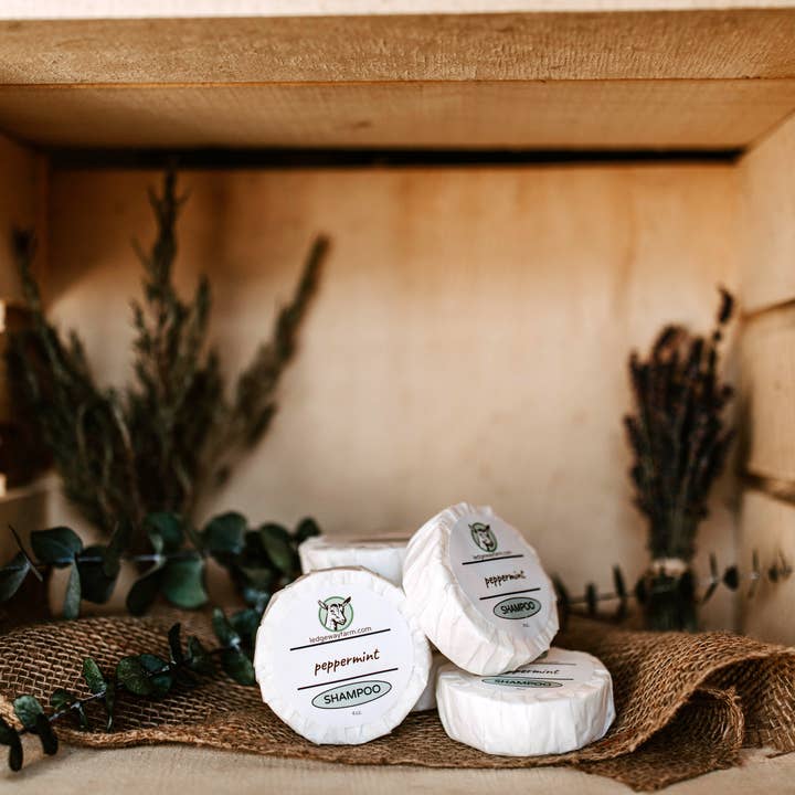 Ledgeway Farm - Wholesale Shampoo Puck/Solid Shampoo - Shampoo Bar - Peppermint2