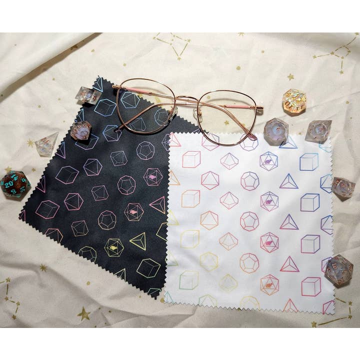Misul Studios – wholesale Cleaning cloth – Microfiber Cloths: Polyhedral Dice