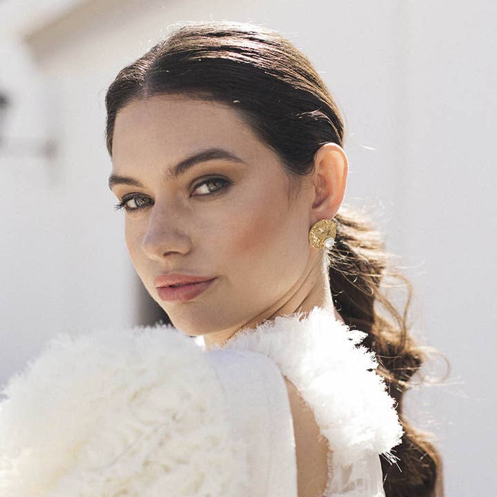 ACUS - Wholesale Stud/Post Earrings - Aconite Pearl Earrings2