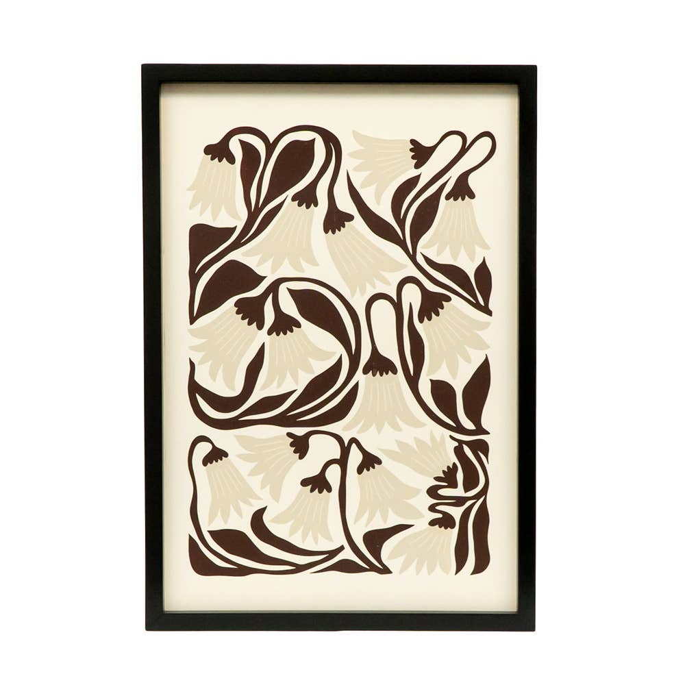 Devanie At Home (Formerly Adams & Co.) - Vente Pancarte - 11922 - Panneau avec cadre en bois rvs 17 x 24 (FLORAL) Art mural Ukiyo2