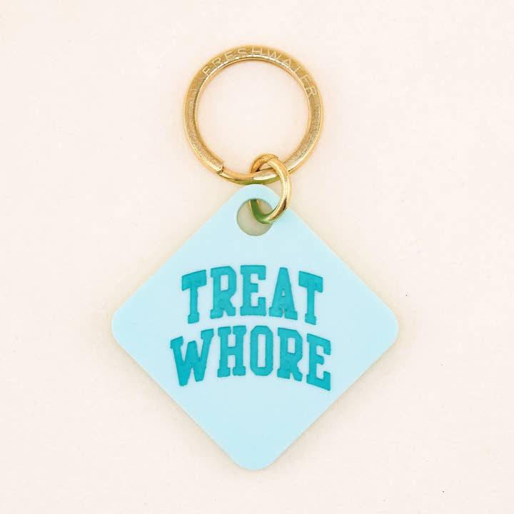 Freshwater Curated Goods - Vendita all'ingrosso Etichetta per collare - Cani e gatti - Medaglietta per animali domestici Treat Whore0