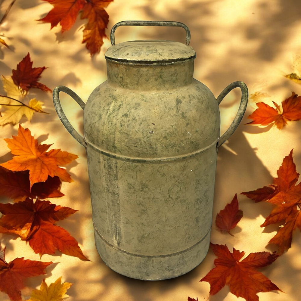 Wilco Home – wholesale Decorative jar – Large Vintage Milk Can2