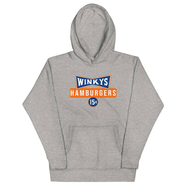Winky's 15 Cent Hamburgers - Premium Fleece Hoodie for wholesale by Yinzylvania