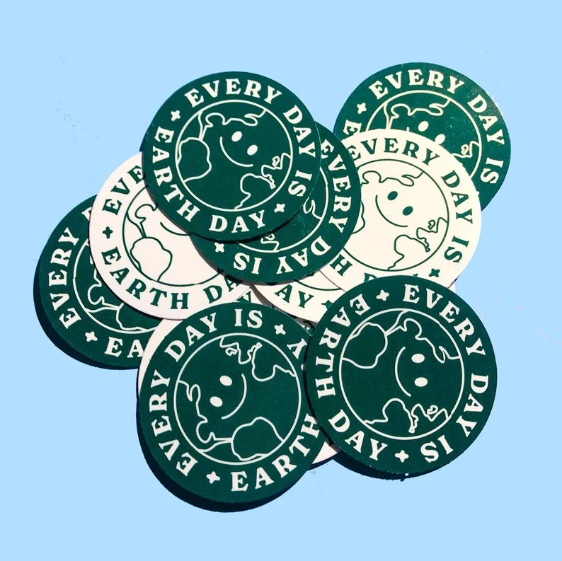 Societal Stickers - Vente Autocollant - Sticker Jour de la Terre Chaque jour3