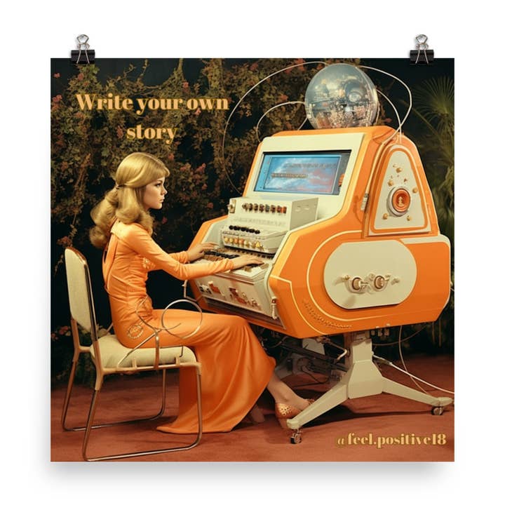 Skriv din egen historie Kunst for engroshandel hos Feel.positive18