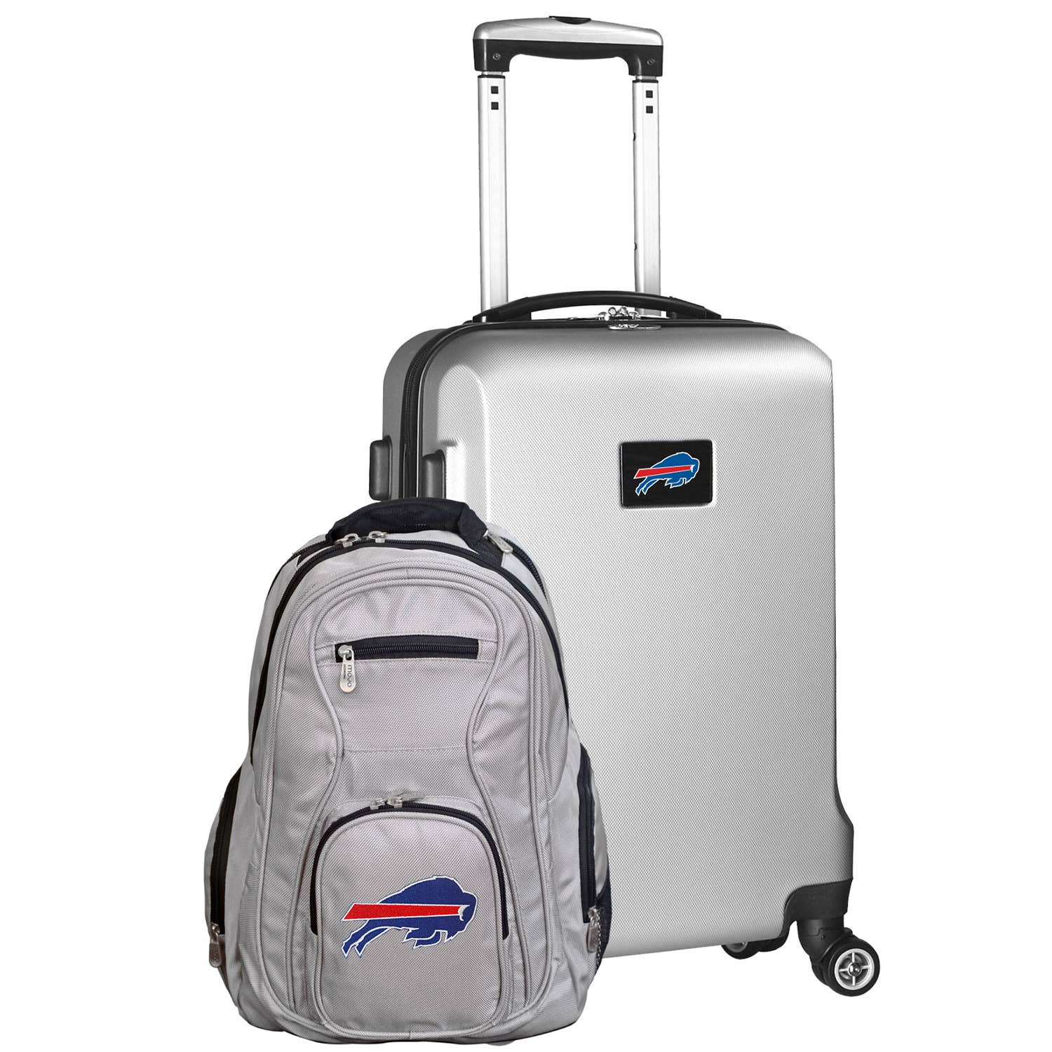 Mojo Licensing - Wholesale Luggage - NFL Buffalo Bills Deluxe 2 Piece Backpack & Carry-On Set3
