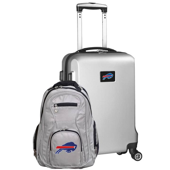 Mojo Licensing - Wholesale Luggage - NFL Buffalo Bills Deluxe 2 Piece Backpack & Carry-On Set3