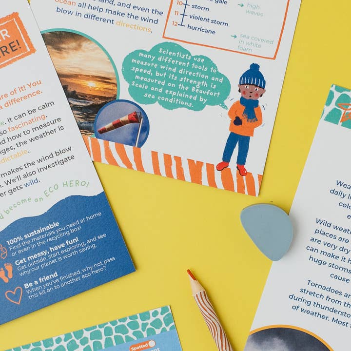 It’s Our Planet Too – wholesale DIY craft kit – Child – CHILDREN'S ECO ACTIVITY BOX - Wild weather6