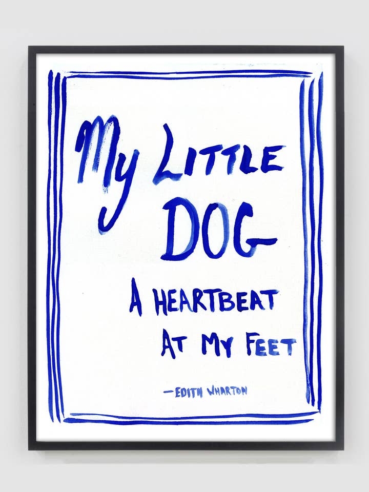 Zitat „Mein kleiner Hund“ – Edith Wharton für den Großhandel von Capricorn Press