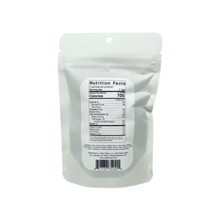 Sister Bees LLC – Engroshandel Lakrids – Bikube Honning Lakrids