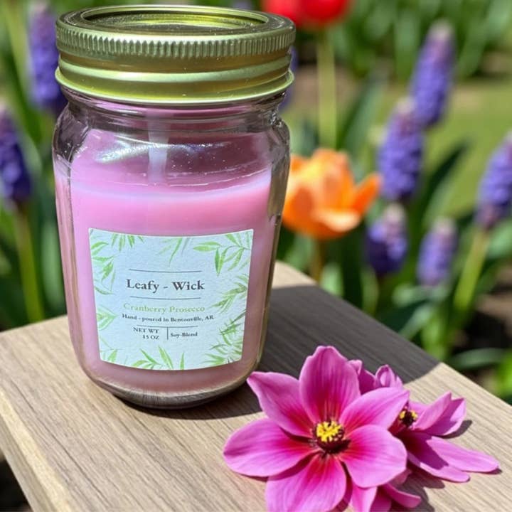 Prosecco al mirtillo rosso 15 oz per la vendita all'ingrosso da parte di Leafy-Wick