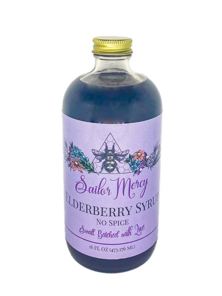 Sirop de sureau sans épices Sailor Mercy 16 oz pour la vente par Sailor Mercy