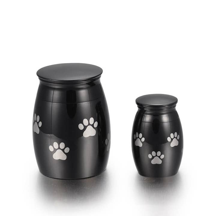 Cherished Emblems - Wholesale Pet Urn/Keepsake Box - Paw Print Pet Cremation Urn