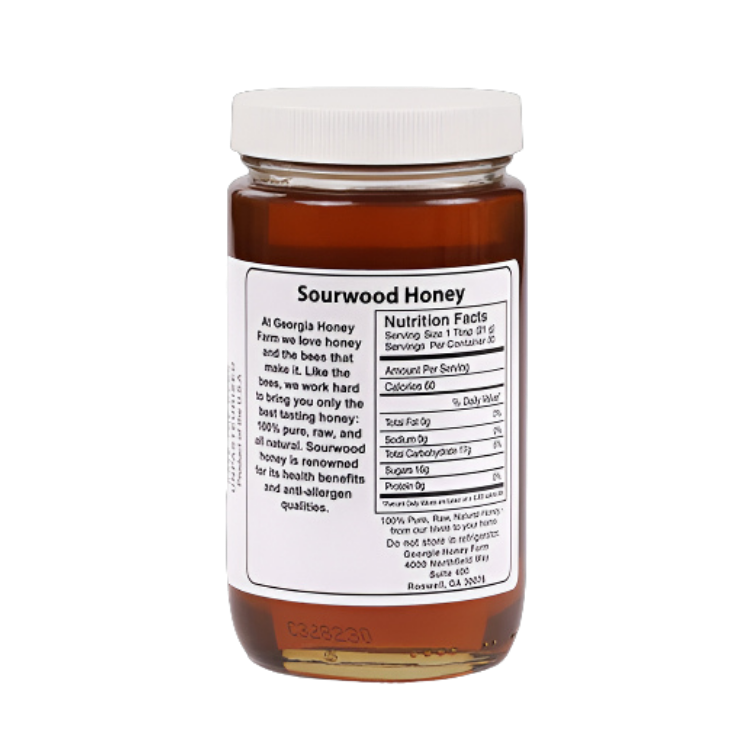 Georgia Honey Farm - Wholesale Honey - Sourwood 16oz1