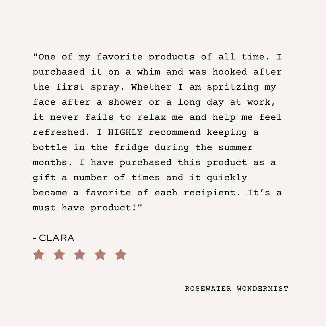 Maven Made - Wholesale Facial Toner - Rosewater Wondermist | hydrating facial mist3