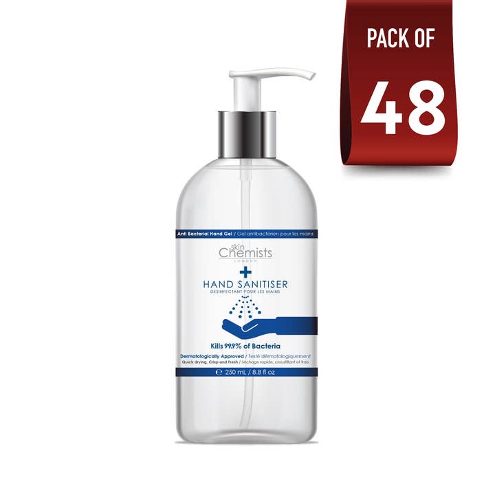 Skin Research Group - Dr Botanicals - skinChemists – wholesale Hand sanitiser – skinChemists Hand Sanitiser 250ml Pack Of 48