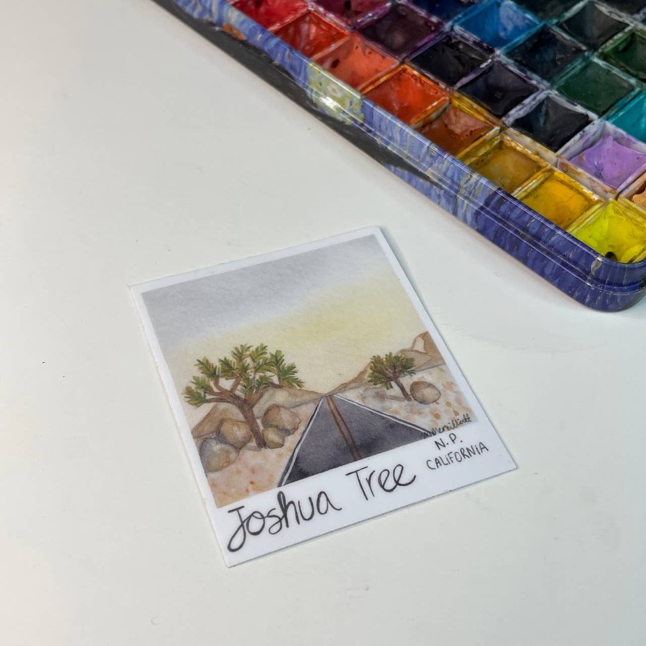 Two Deserts - Wholesale Sticker - Joshua Tree National Park Snapshot Vinyl Sticker1