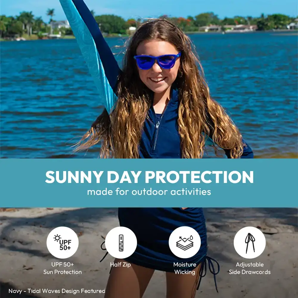 Navy Girl's Performance Dress for wholesale on Faire1