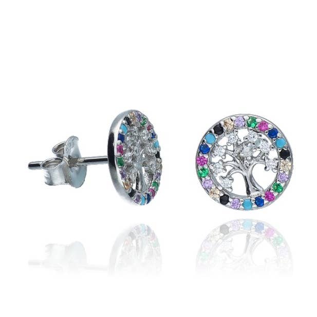 Sterling Silver Tree of Life Set for wholesale by Las Joyas de Amanda