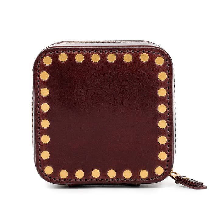 Genuine Leather Jewelry Cube Box for wholesale by Old Trend