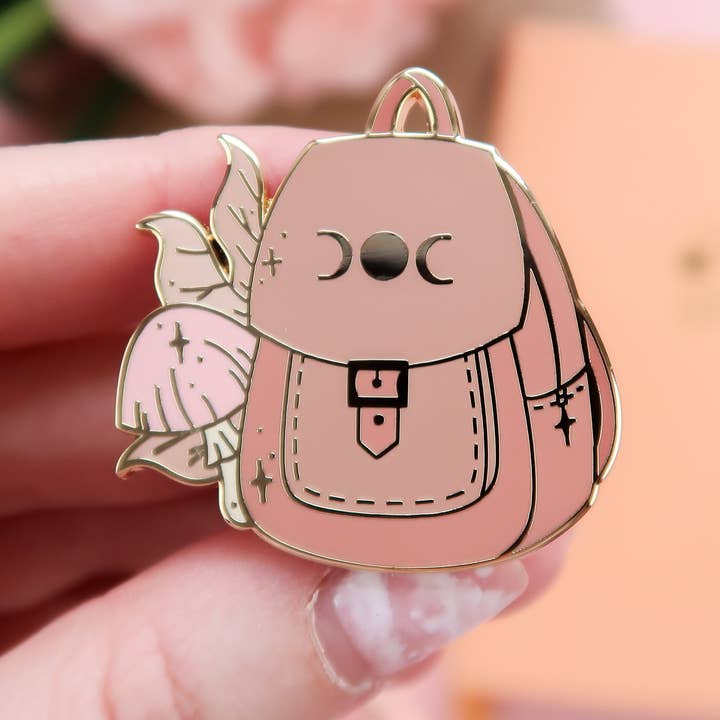 Lula Rocks β wholesale Lapel pin/button β Witch's Backpack Enamel Pin0