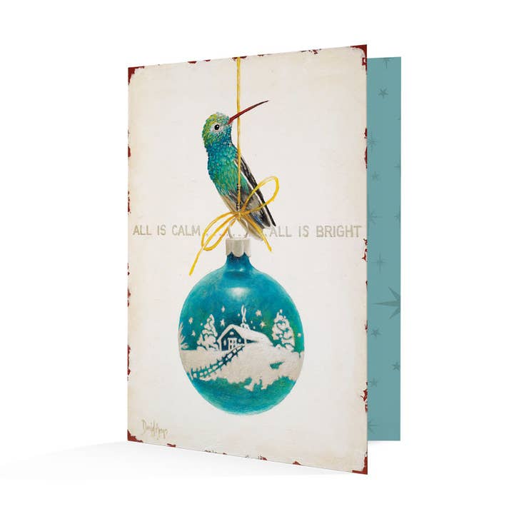 “All Is Calm” Christmas Card for wholesale by David Arms