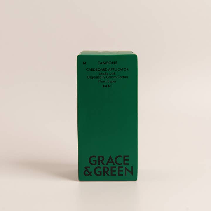 Grace & Green – wholesale Tampon – Applicator Tampons - Super0