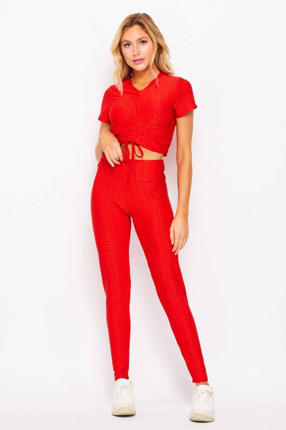 Boswell – Großhandel Set aus Oberteil und Hose (NICHT Loungewear) – Damen – Crop Top und Legging-Set2