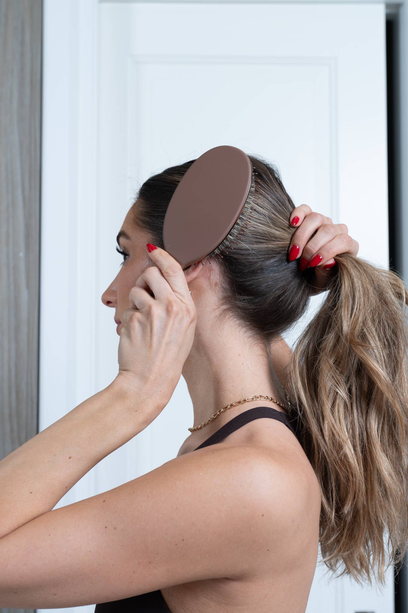 Framar Hair Brushes & Hair Accessories - Wholesale Hair Brush/Comb - FRAMAR Boar Bristle Hair Brush, Boar Brush For Hair - Brown11